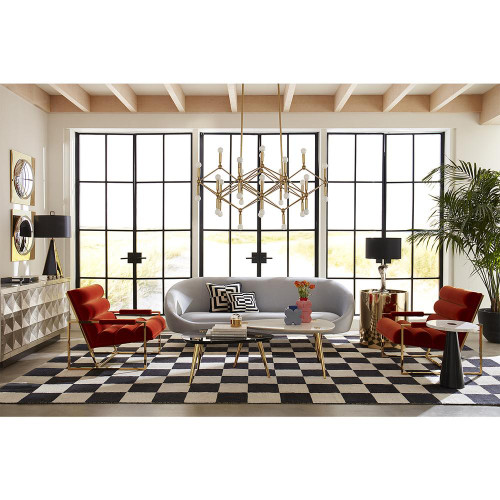 Adler Op Art Square Pillow image 3