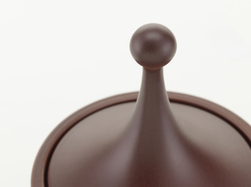 Ceramic container no. 2 aubergine image 2