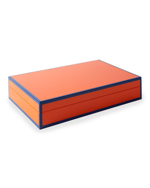 Adler orange navy valet box lacquer image 2