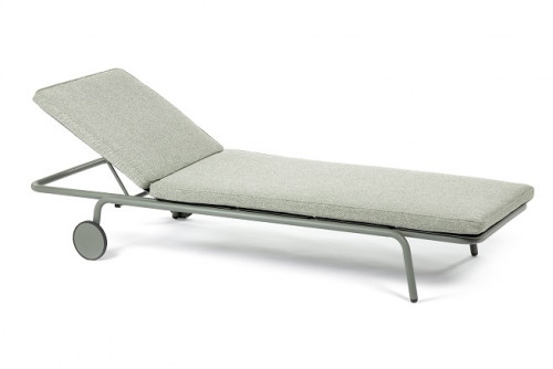 August sunlounger green (deliverytimes 2 weeks) image 2