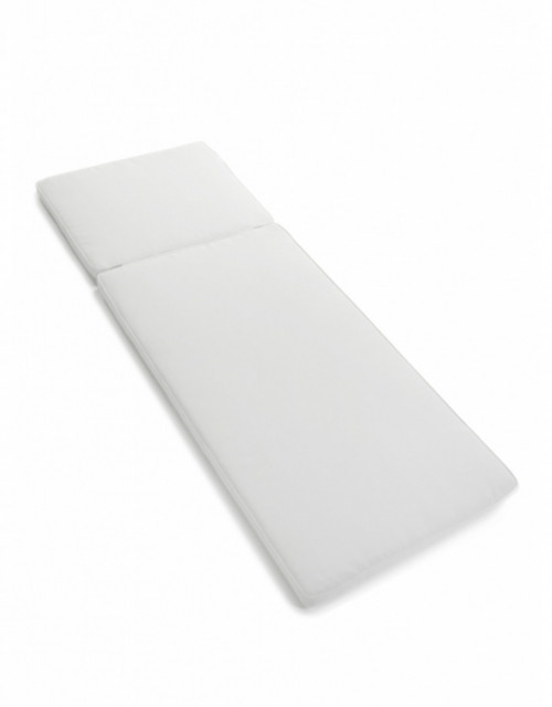 August Cushion sun lounger white (deliverytimes 2 weeks image 2