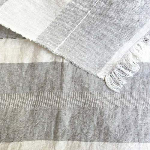 The Belgian Towel Fouta Gent stripe 110x180cm image 1