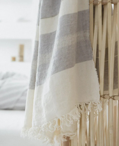 The Belgian Towel Fouta Gent stripe 110x180cm image 2