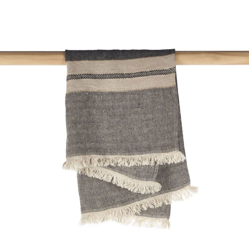 The Belgian Towel Fouta Tack stripe 110x180cm image 1