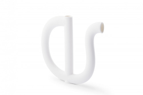 T.E. watering can bone china white image 1