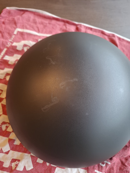 bronze bowl john pawson showmodel with small scratches image 4