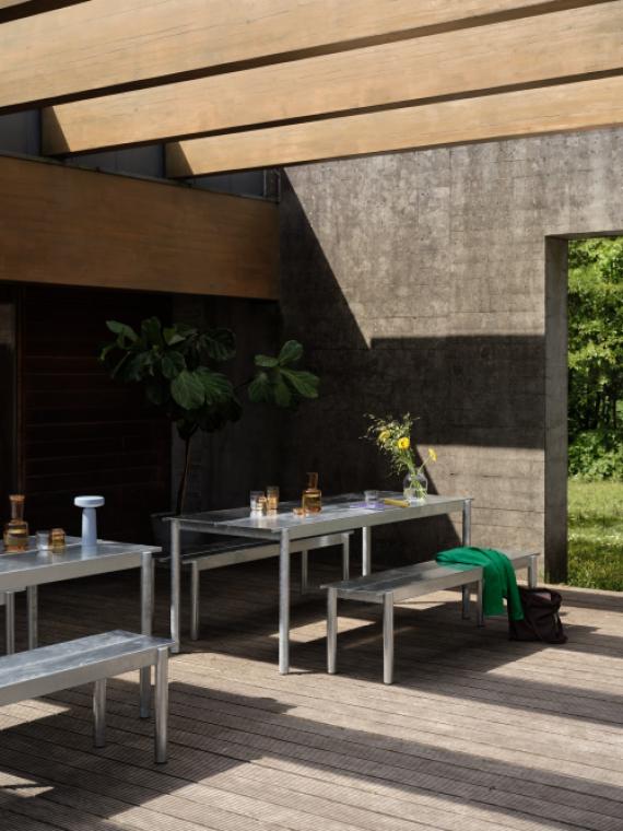 Linear Steel Table image 5