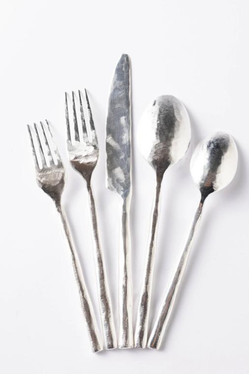 silver plated cutlery set image 2